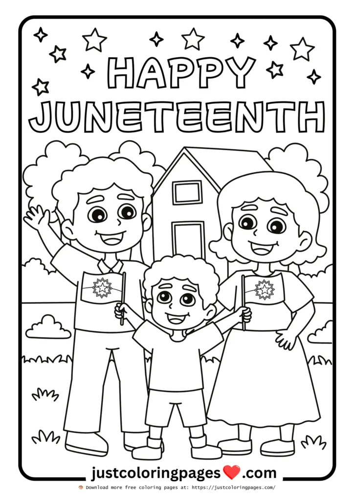 20+ Juneteenth Coloring Pages Easy (Free Printable PDF) 6 Juneteenth-themed coloring pages free