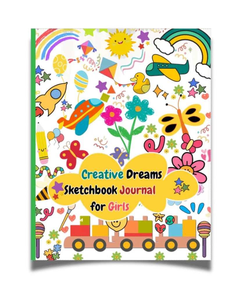 Creative Dreams Sketchbook Journal for Girls