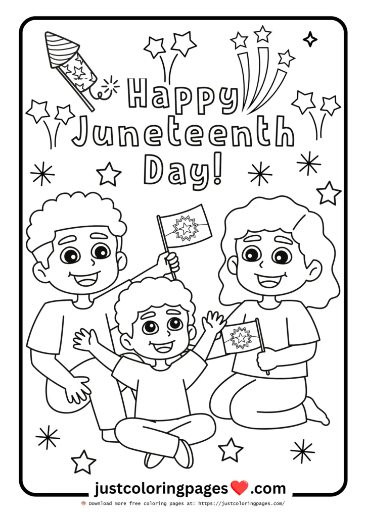 20+ Juneteenth Coloring Pages Easy (Free Printable PDF) 16 Coloring pages for Juneteenth