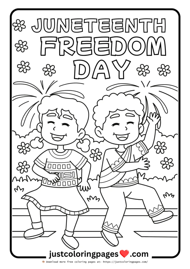 20+ Juneteenth Coloring Pages Easy (Free Printable PDF) 2 free coloring pages for juneteenth