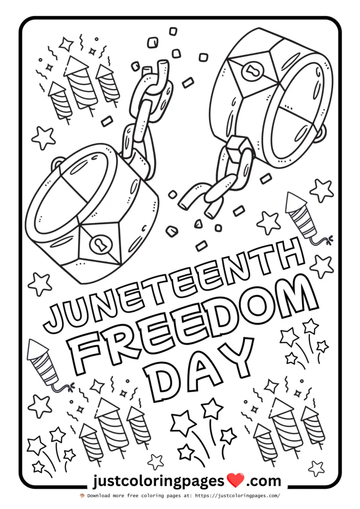 20+ Juneteenth Coloring Pages Easy (Free Printable PDF) 21 A federal holiday in the United States