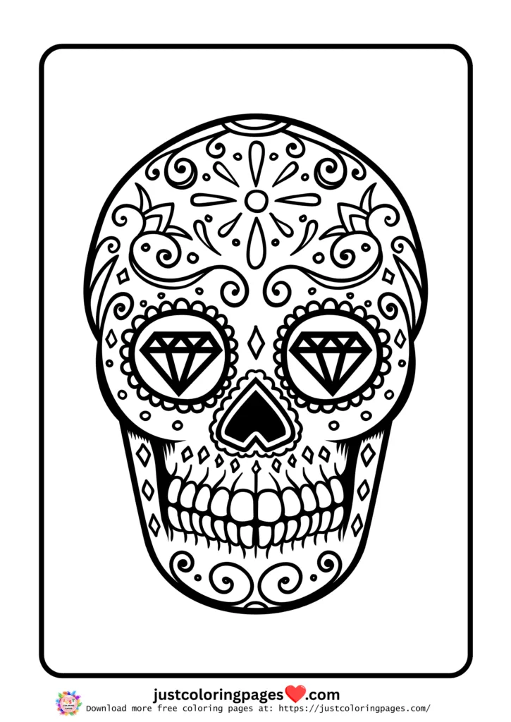 Mexican festival skulls