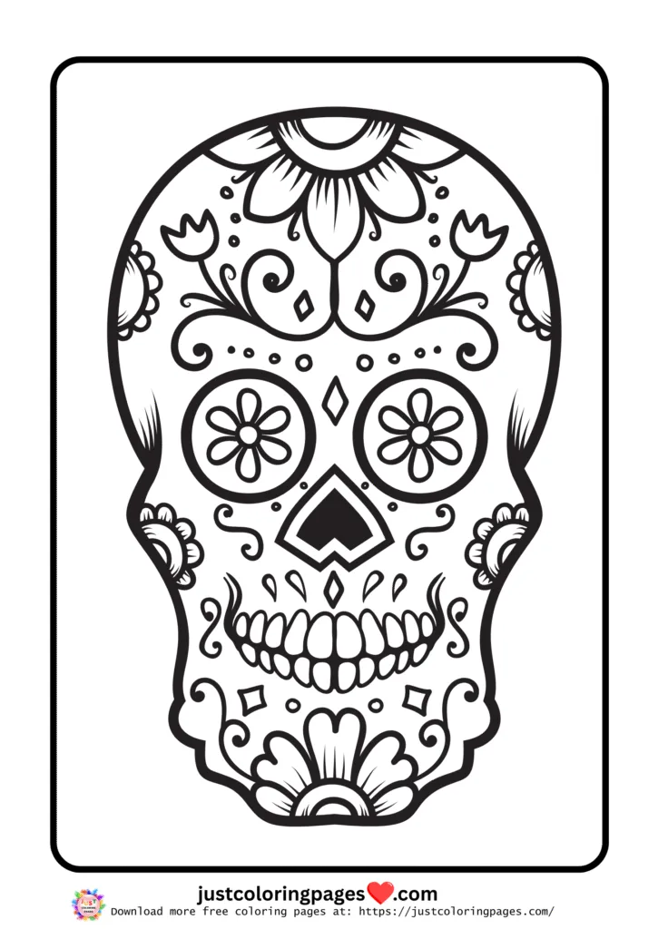 Mexican sugar skull