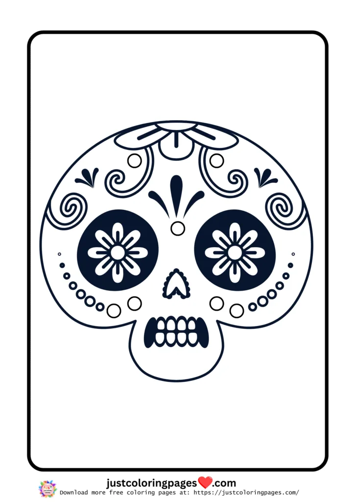 Sugar skull printable