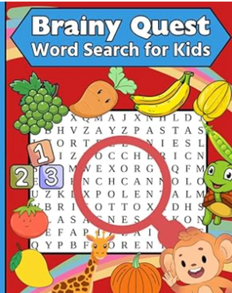 word search book for kids