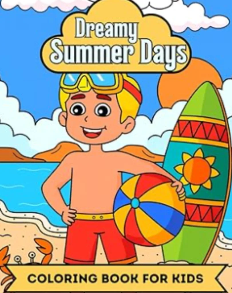 summer coloring book for kids