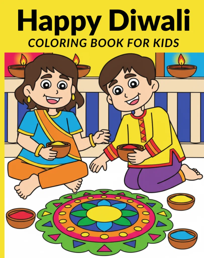 diwali coloring book for kids