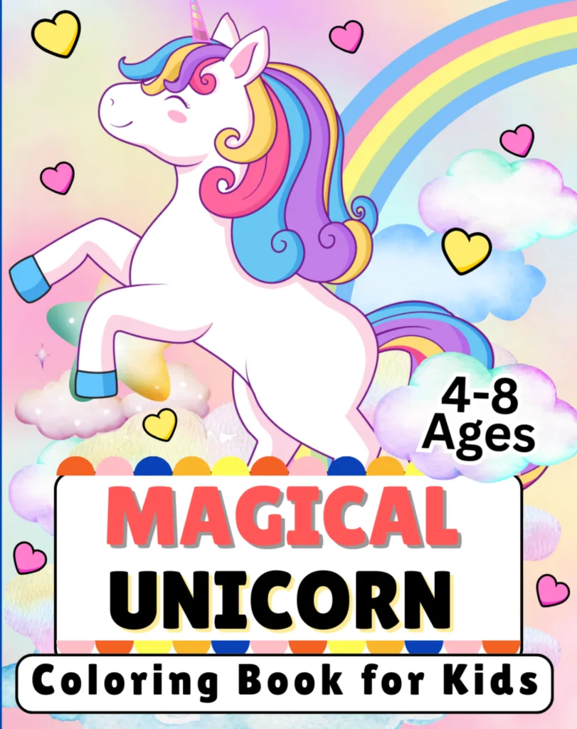 unicorn coloring book for kids