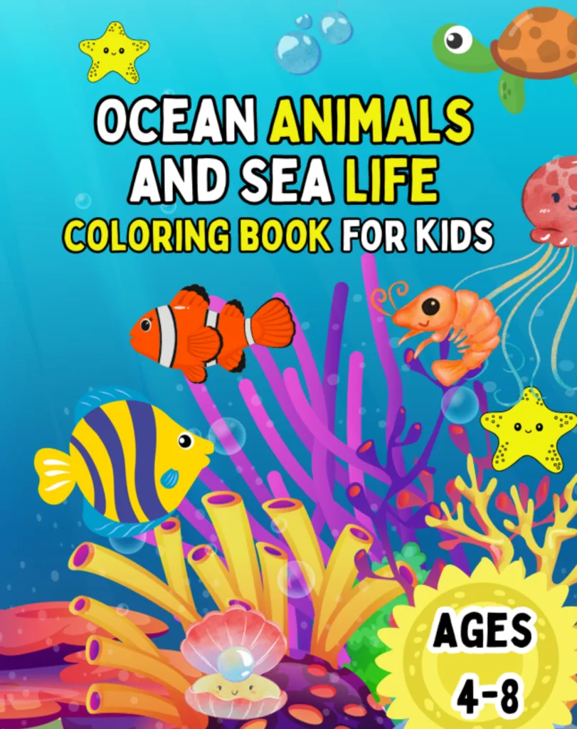 ocean animals coloring book for kids