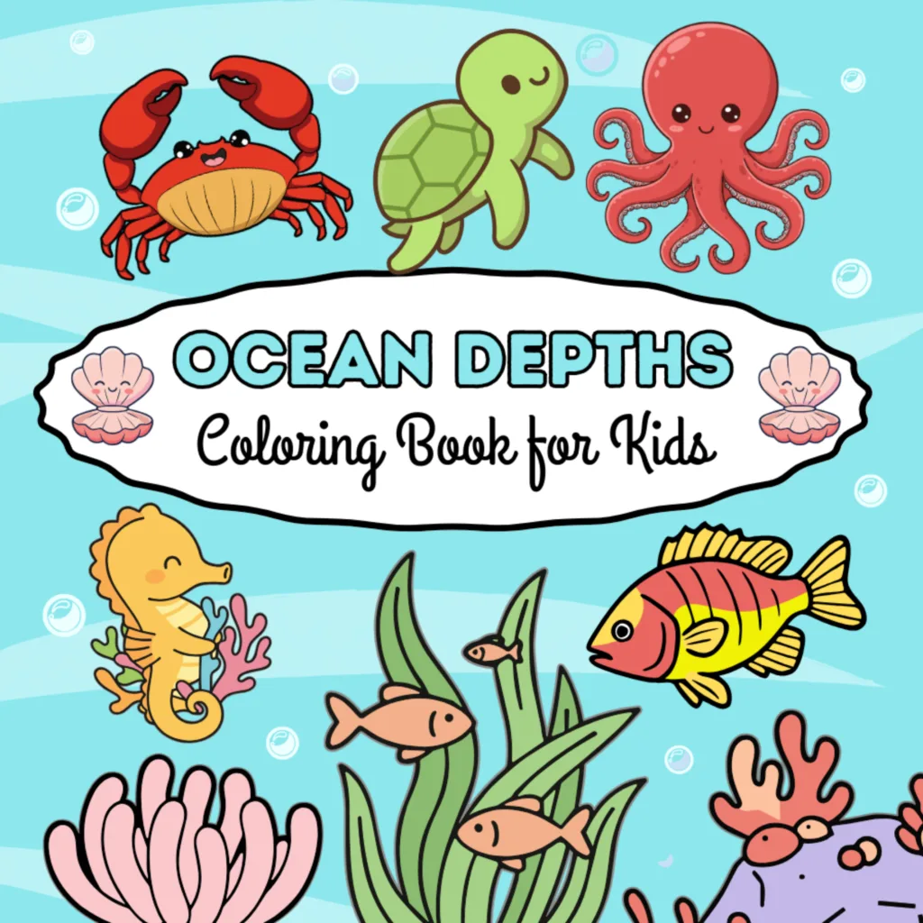 ocean animals coloring book for kids