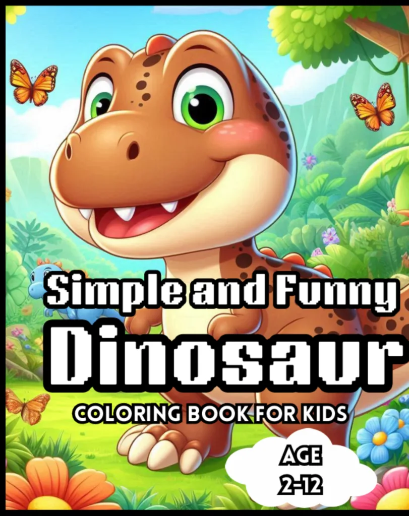 dinosaur coloring book for kids