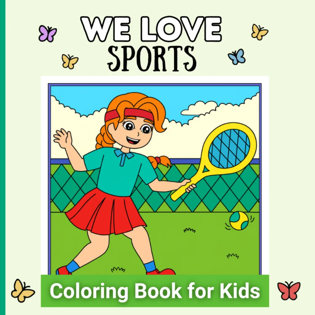 sports coloring books for kids